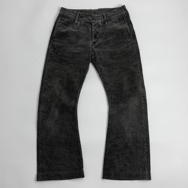 Wjk 코듀로이 바나나 플레어 팬츠