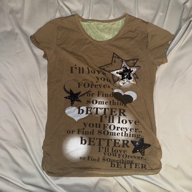 그런지 펑크 갸루 반팔 슬리브