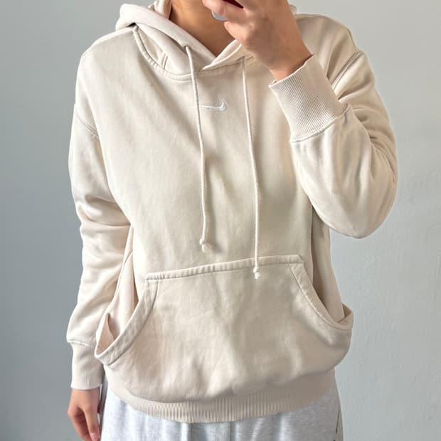 [S] 나이키 베이지 후드티