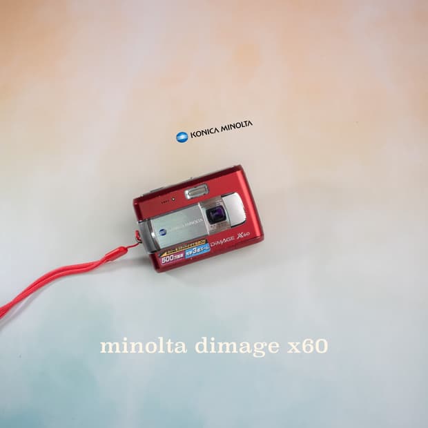 미놀타 dimage x60 모델이 입고되었습니다.