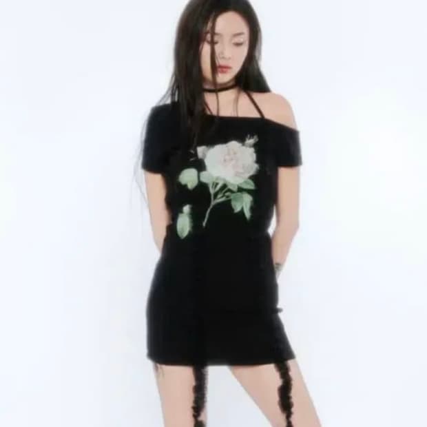 엘프엘프엘프 아카이브스 레이스 라인드 드레스