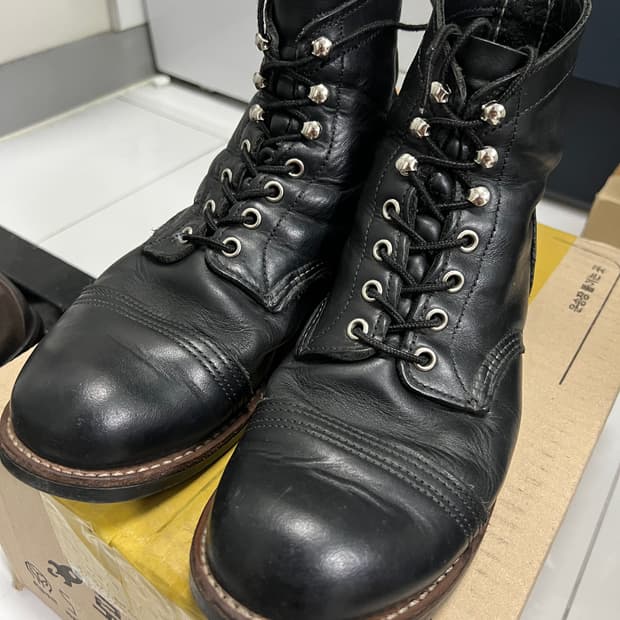 택포20) 레드윙 아이언레인저 8084 블랙하니스 9D 270