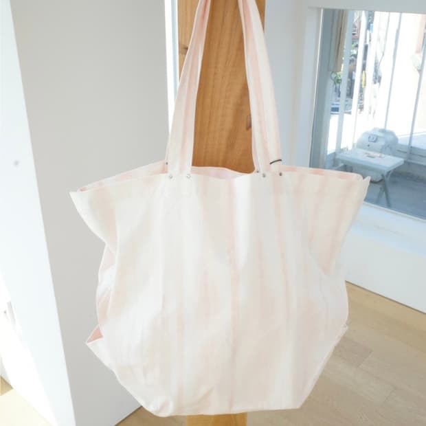 RIKU UMEHARA DELIVERY DYEING BAG 라이트 핑크