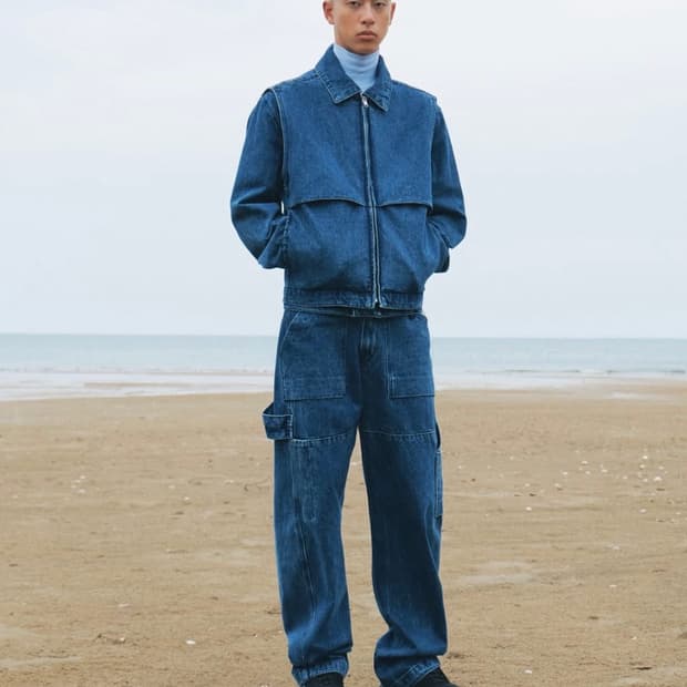 (S) EE 데님 워크 팬츠 (blue)