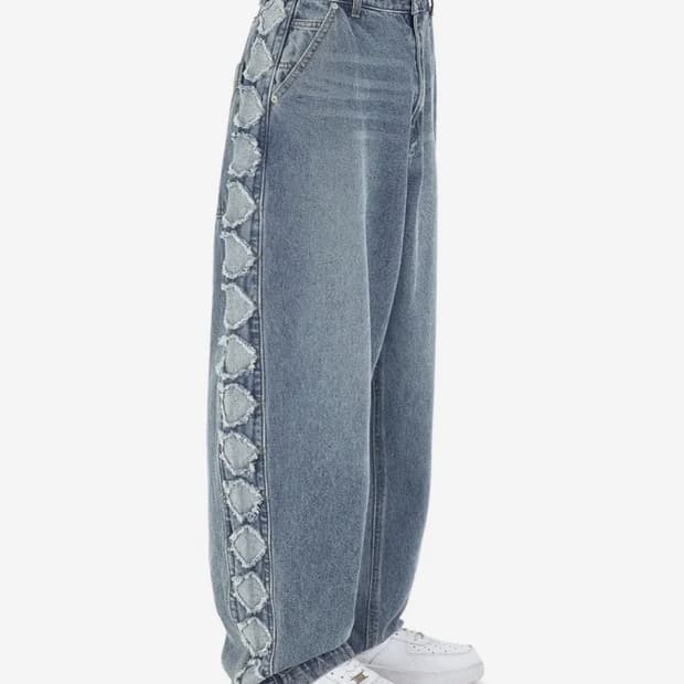 Oy 다이아몬드커팅 데님팬트