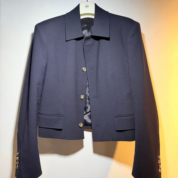 [RECTO] 렉토 24fw 울블렌드 숏 자 켓 M