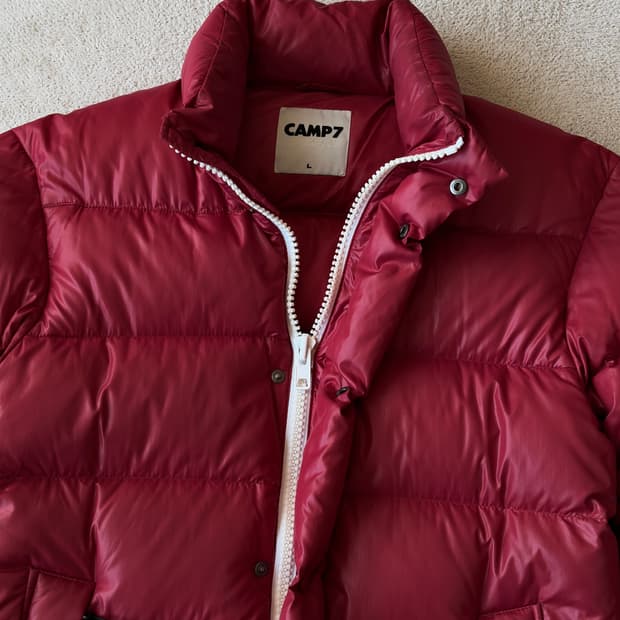 CAMP7 다운 립스탑 패딩