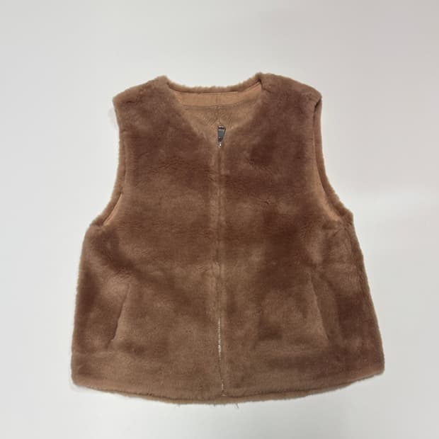 여성 씨티지 21년도 양모 베스트 조끼 77