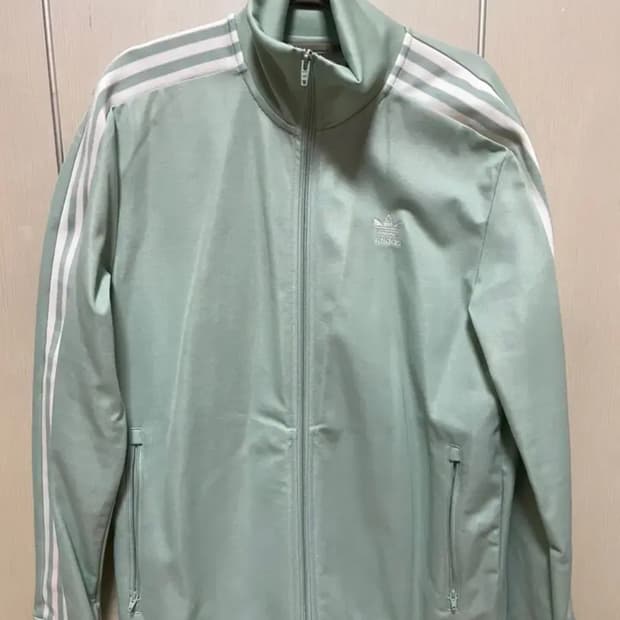 아디다스 베켄바우어 트랙탑 져지 민트 xl 