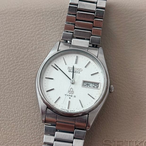 Seiko 세이코 쿼츠 Type II Day-Date 1980