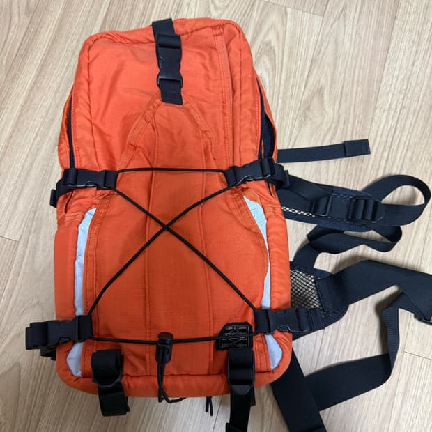 포터 바이시클 백팩 오렌지색상