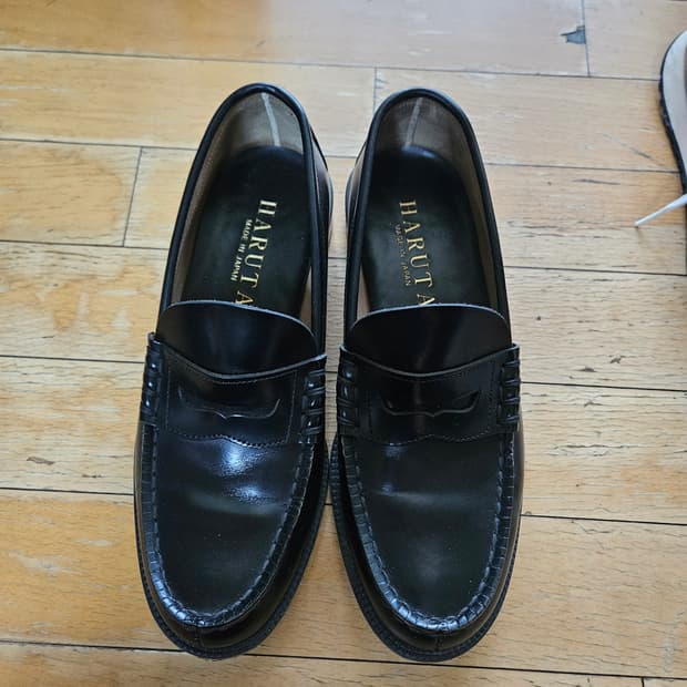 하루타 소가죽 로퍼 260