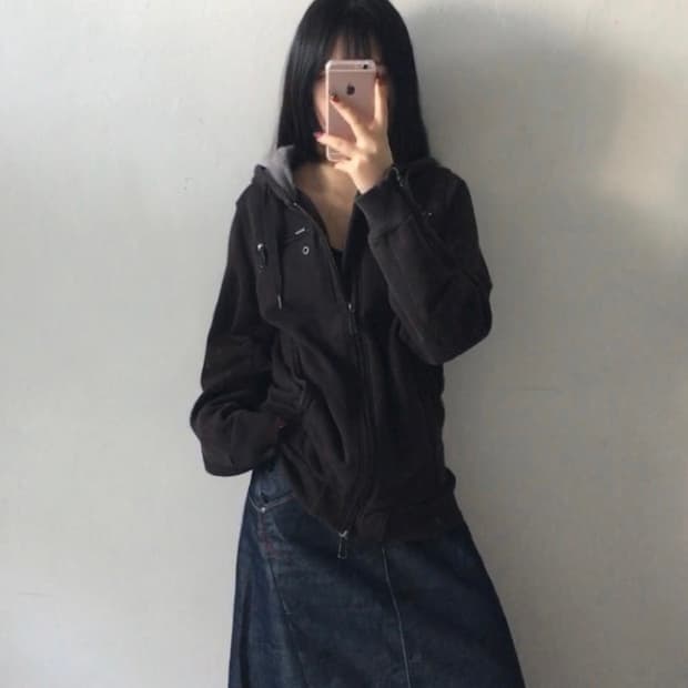 디젤 포켓 헤비 후드집업