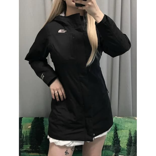 노스페이스 롱 트레이닝 바람막이 자켓 M