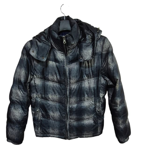 [L]  TNGT 패딩 점퍼 블랙 그레이