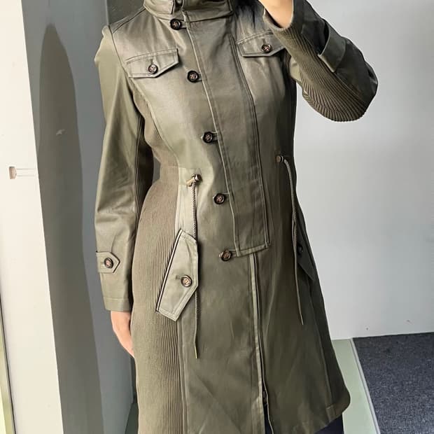 토네이도 마트 밀리터리 후드 코트