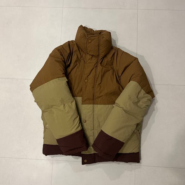 S 비헤비어 오리털 덕다운 배색곰패딩 파카 패딩
