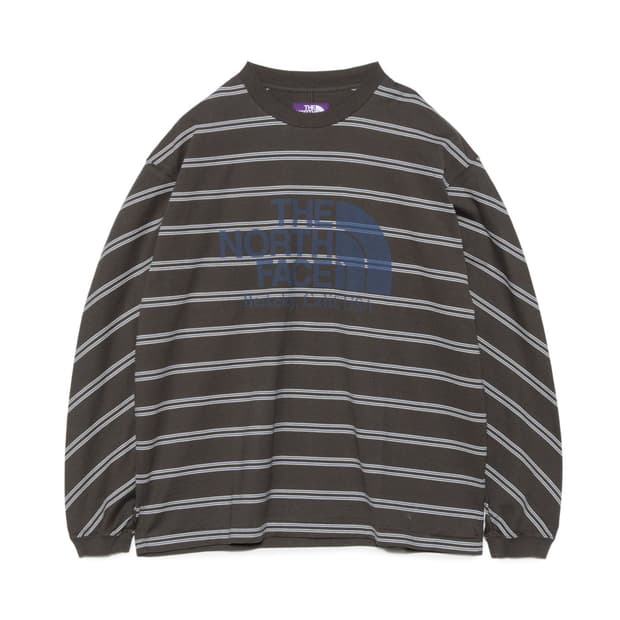 노스페이스 퍼플라벨 Field Long Sleeve Striped Tee