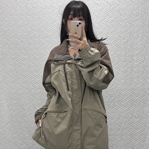 콜럼비아 USA 테크 마운틴 사파리 워크 바람막이 자켓 L C13119
