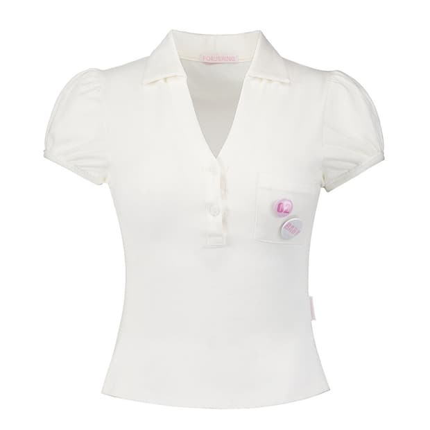 포어링 슈가클럽 셔츠 SUGAR CLUB PK SHIRT [IVORY]