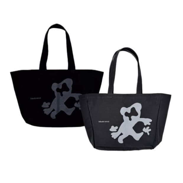 미세키서울 테디 토트백 Teddy graphic tote bag 블랙