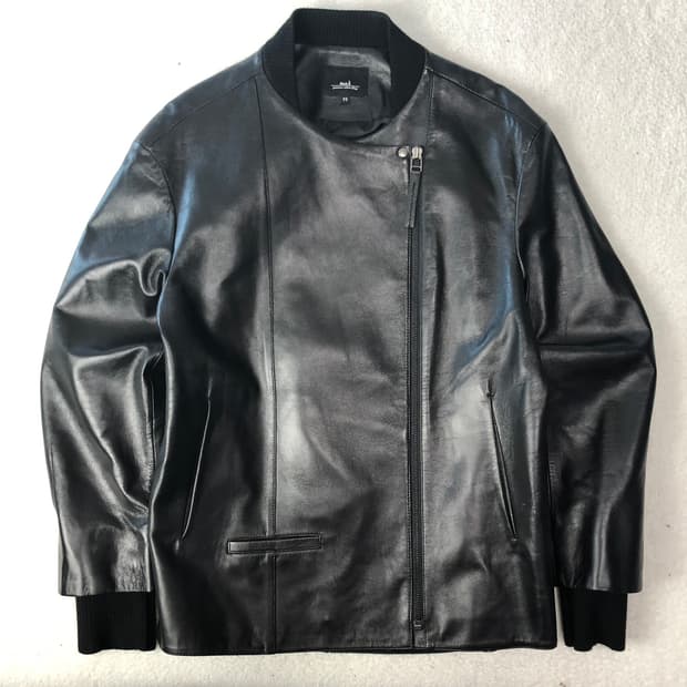 이태리 램스킨 카페레이서 레더자켓