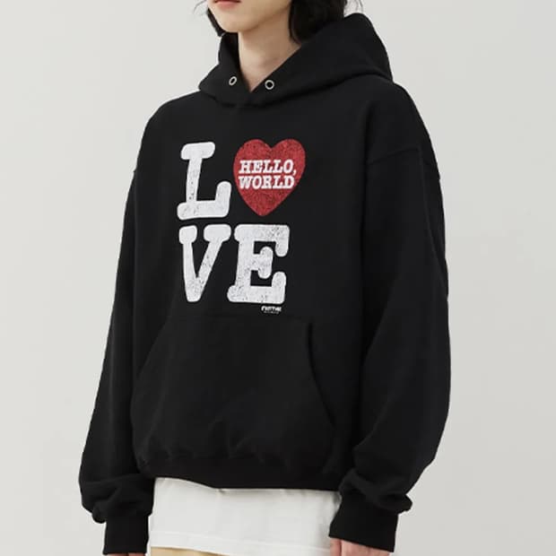 밈더워드로브 후드티