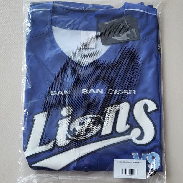 [L] 산산기어 x 삼성 라이온즈 저지 져지 유니폼 블루