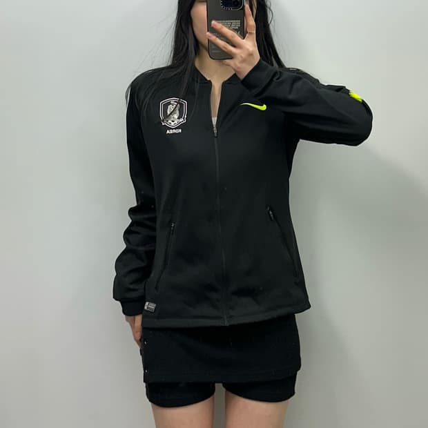 나이키 국대 트레이닝 블랙 져지