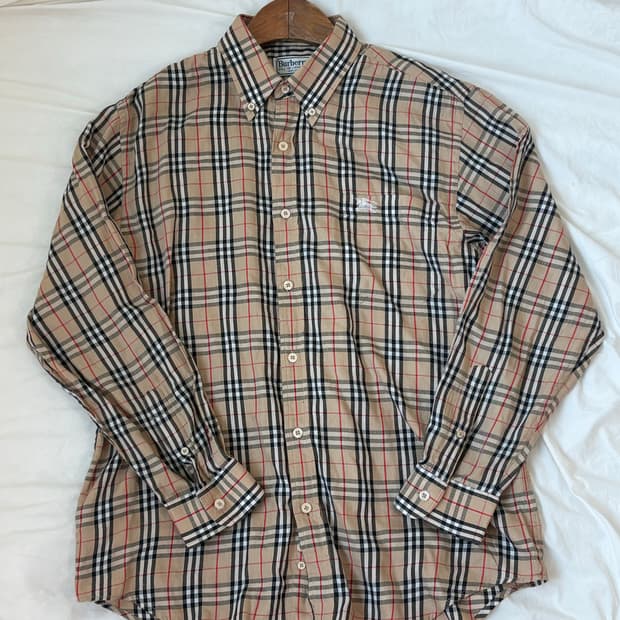 Haymarket check cotton shirt