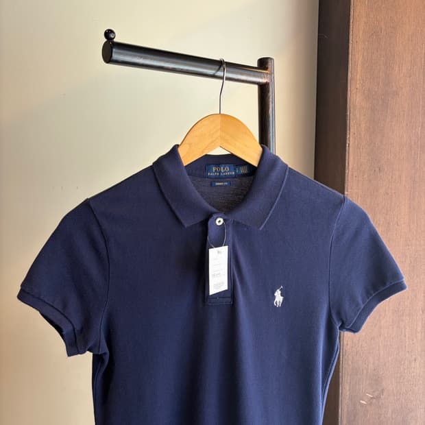 16777 - 폴로 랄프로렌 네이비 반팔 카라티