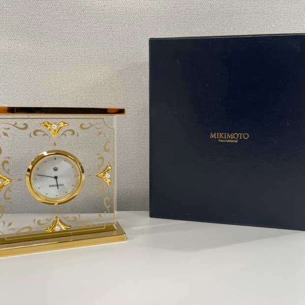 미키모토 펄 진주 탁상시계 MIKIMOTO 3번