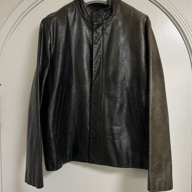 [VINTAGE] 썬페이딩 레더 자켓