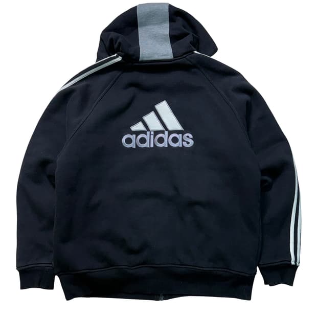 Adidas 아디다스 빅로고 후드 집업