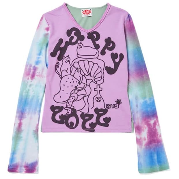 와이낫어스 whynotus 해피 타이다이 티셔츠