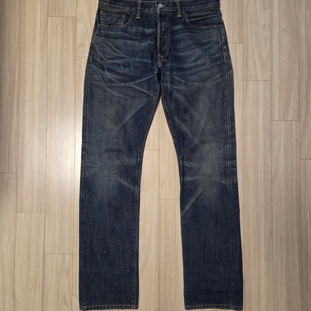 RRL 더블알엘 스트레이트 셀비지 데님 30/32.