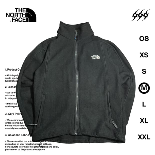 노스페이스 플리스 M사이즈 집업 자켓