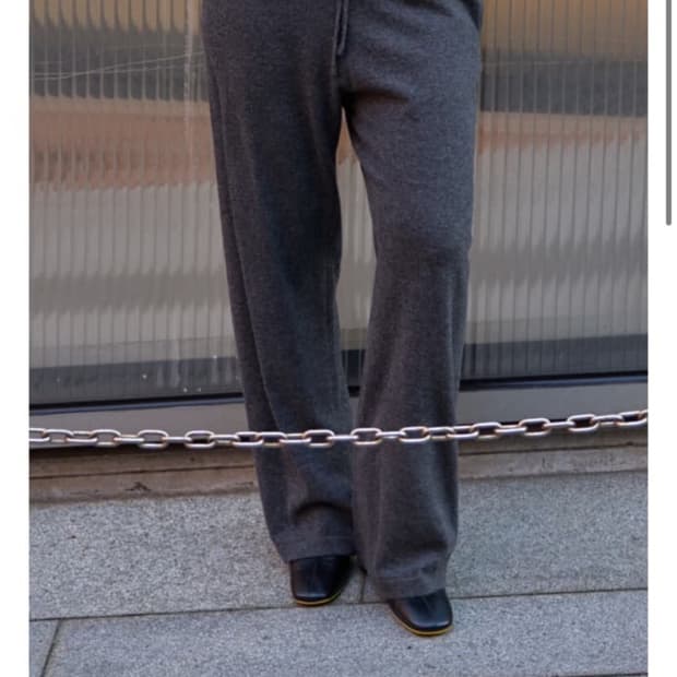 머듈 니트팬츠 블랙 4