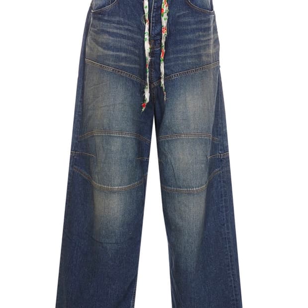 발렌시아가 조지 생크 배기 데님