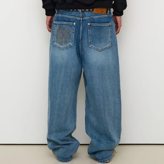 9999아카이브 Linking Wide Denim pants