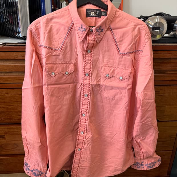 Rrl 웨스턴 셔츠 xl