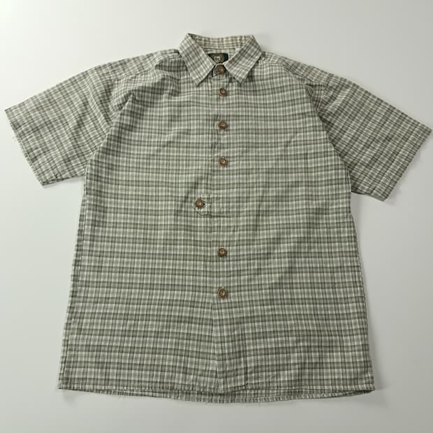 CK277 M 오에스트라흐텐 90s 바바리안 반팔 알펜 셔츠 남방