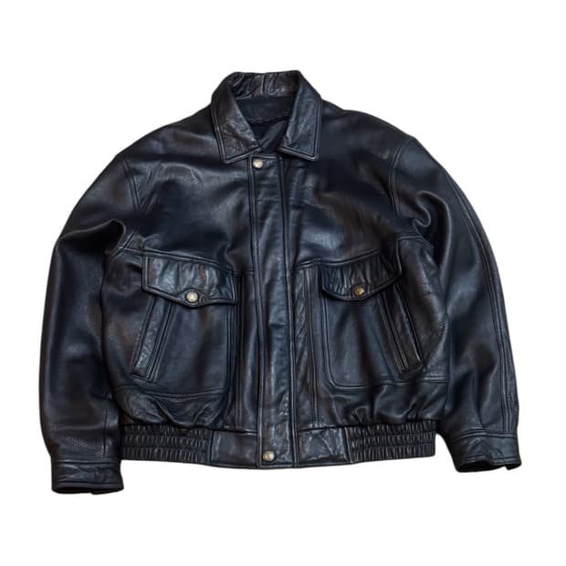 빈티지 가죽 자켓