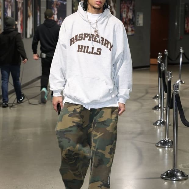 빈티지 Duxbak Thinsulate 우드랜드 카모 팬츠