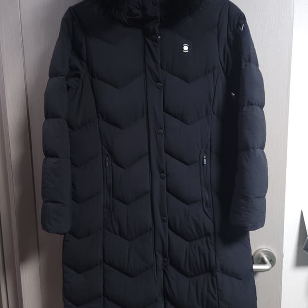 와이드앵글 골프 구스다운 롱패딩, L