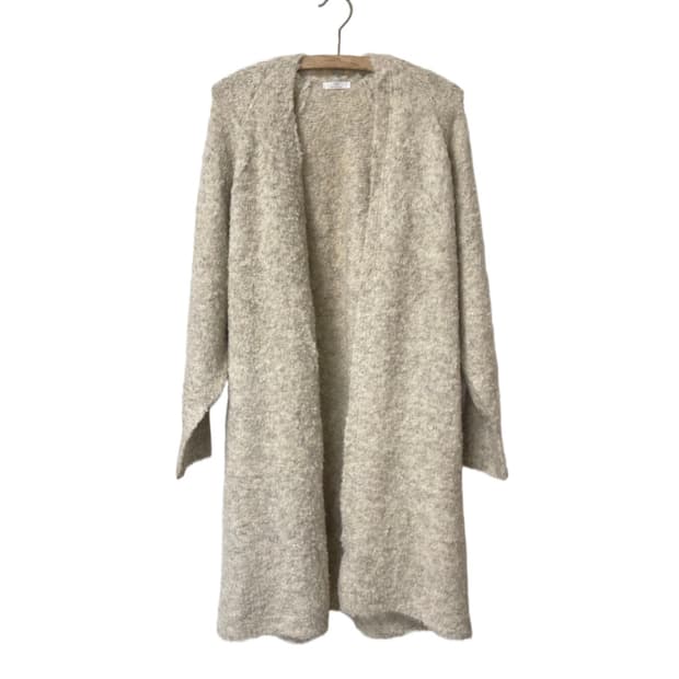 URBAN RESEARCH Bouclé Knit Long Cardigan