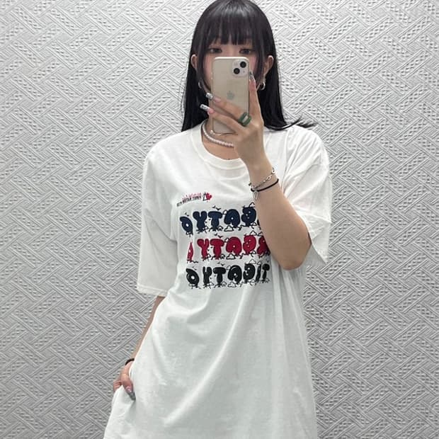 후르츠오브더룸 스트릿 펑크 키치 트리플로고 반팔티 2XL C12820
