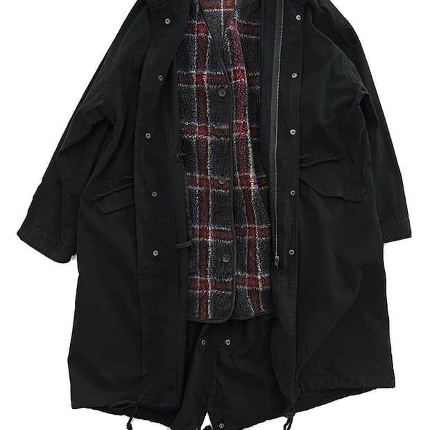 BEAMS 피쉬테일 파카