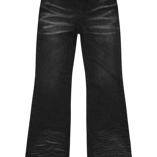 [2] 카미엔 kamien 크로스 다트 플레어 데님진 청바지