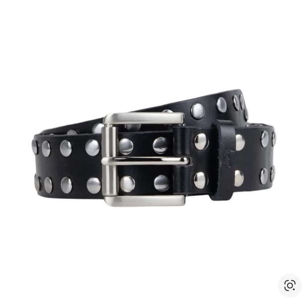 [L/XL] 스투시 스터드 벨트 블랙